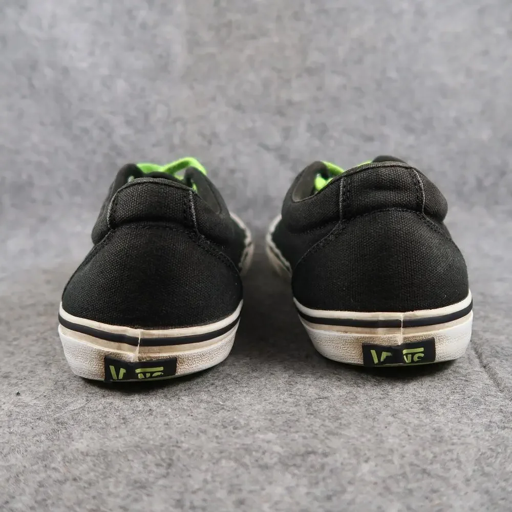 Vans Shoes Mens 9.5 Sneakers Era Skate Canvas Black Green Casual Active Trainers